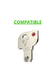 Embedded keycaps for Securemme MEC-DEF in various colors and compatible with various key models
