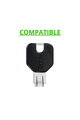 Embedded keycaps for Securemme MEC-DEF in various colors and compatible with various key models