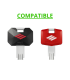 Embedded keycaps for Securemme MEC-DEF in various colors and compatible with various key models