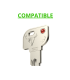 Cappucci chiave inglobati per MOTTURA DF di vari colori e compatibili con vari modelli di chiave
