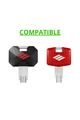 Key caps incorporated for MOTTURA DF of various colors and compatible with various key models