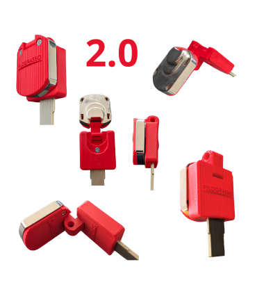 Cappucci chiave inglobati per Disec 2.0 di vari colori e compatibili con vari modelli di chiave