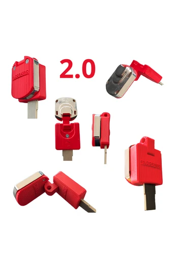 Keycaps pour Disec 2.0 en différentes couleurs et compatibles avec différents modèles de clés