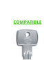 Key caps incorporated for Disec of various colors and compatible with various key models