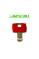 Key caps incorporated for Disec of various colors and compatible with various key models