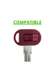 Embedded keycaps for Securemme MEC-DEF in various colors and compatible with various key models