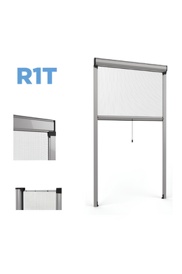 R1T Vertikaler Rollladen mit Teleskopschiene