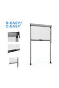 R-Easy/C-Easy vertikal aufrollbares Ketteninsektenschutzgitter mit Spannfeder für Fenster oder Terrassentür