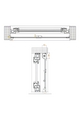 R6/C6 Vertical spring retractable insect screen with ratchet lock for window