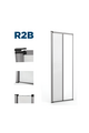 R2B Mosquitera enrollable lateral para puerta con pasamanos