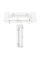 R2/C2 Mosquitera enrollable muelle lateral para puerta
